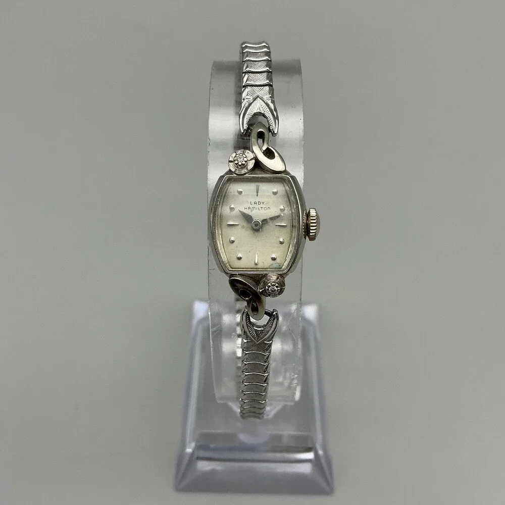 Vintage Hamilton Lady Hamilton Womens Watch 14mm 10K Gold Biggs Cocktail Manual